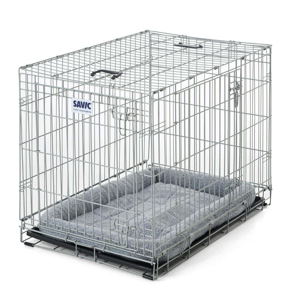 Klatka transportowa Savic Dog Residence z poduszką - Dł. x szer. x wys.: 91 x 61 x 71 cm