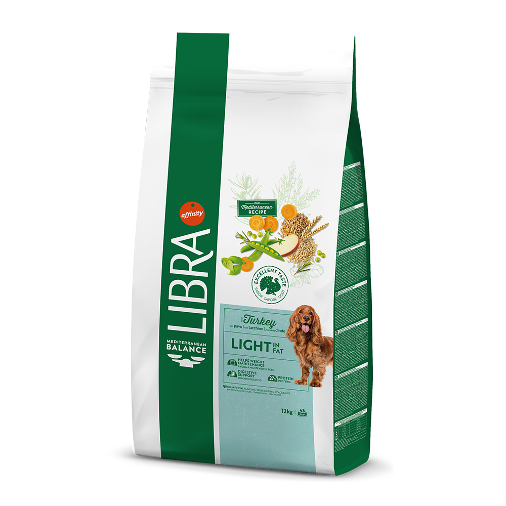 Libra Dog Light, indyk - 2 x 12 kg