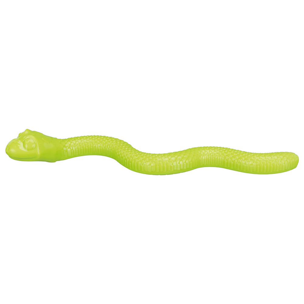 Trixie Snack-Snake, TPR zabawka dla psa - Dł. ok. 42 cm (jasny zielony)