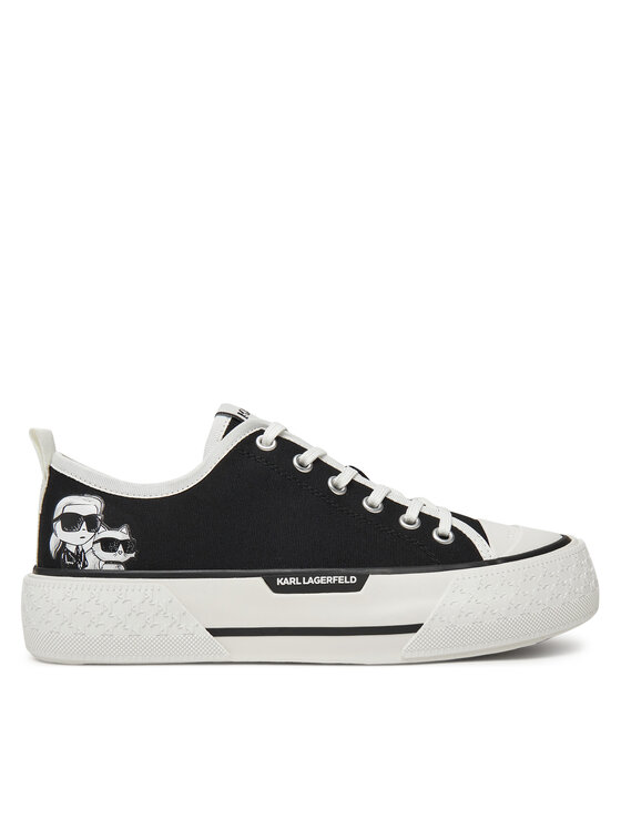 KARL LAGERFELD Trampki KL60614T Czarny