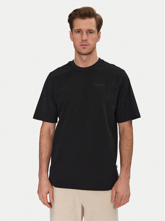 Resteröds T-Shirt Tas 20251 2030 Czarny Regular Fit
