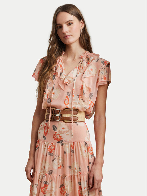 LAUREN RALPH LAUREN Bluzka 200963698001 Różowy Relaxed Fit