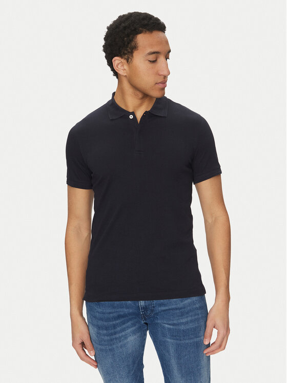 Geox Polo M5510W T3236 F1624 Granatowy Regular Fit