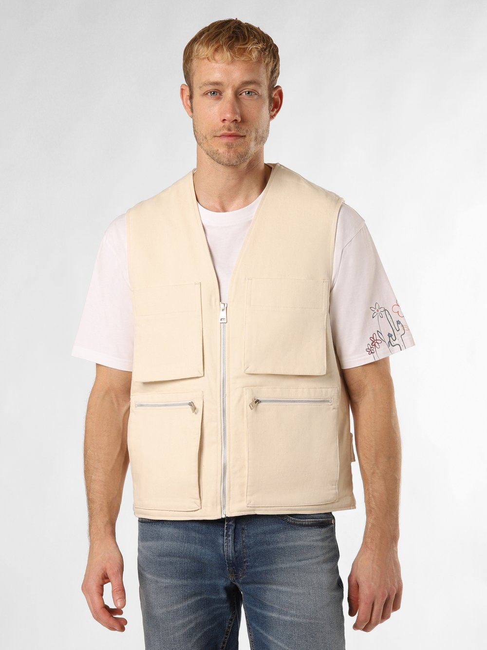 Finshley & Harding London Panowie Mężczyźni Bawełna beżowy, L