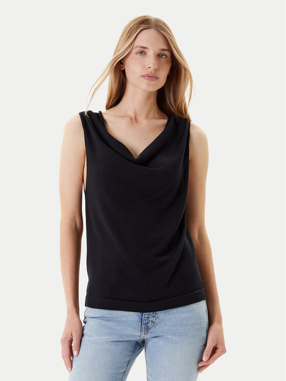 United Colors Of Benetton Bluzka 123VD10DD Szary Regular Fit