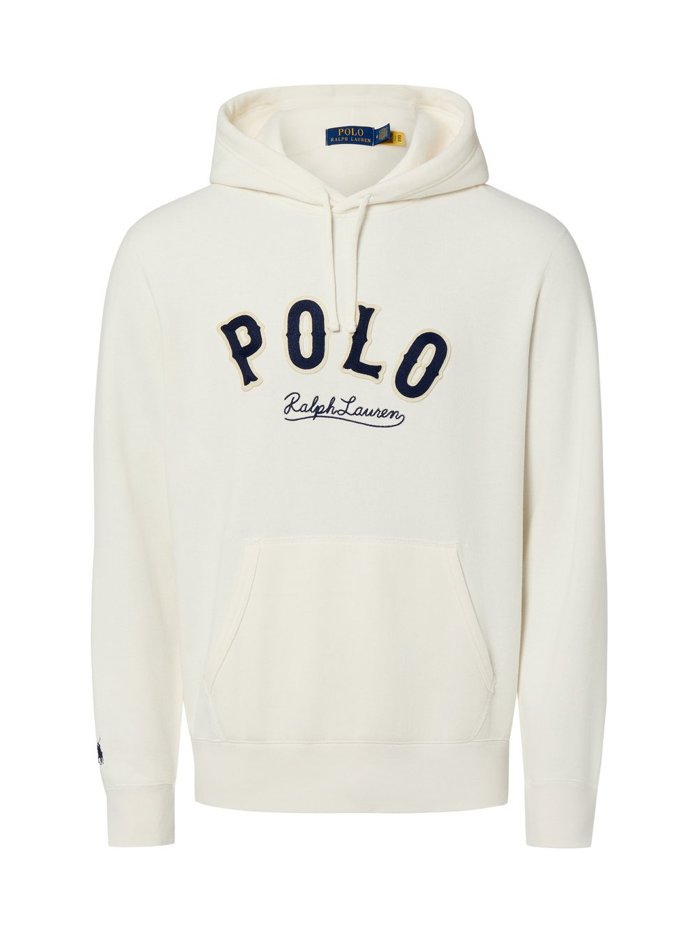 Polo Ralph Lauren Męski sweter z kapturem Mężczyźni Bawełna biały, S