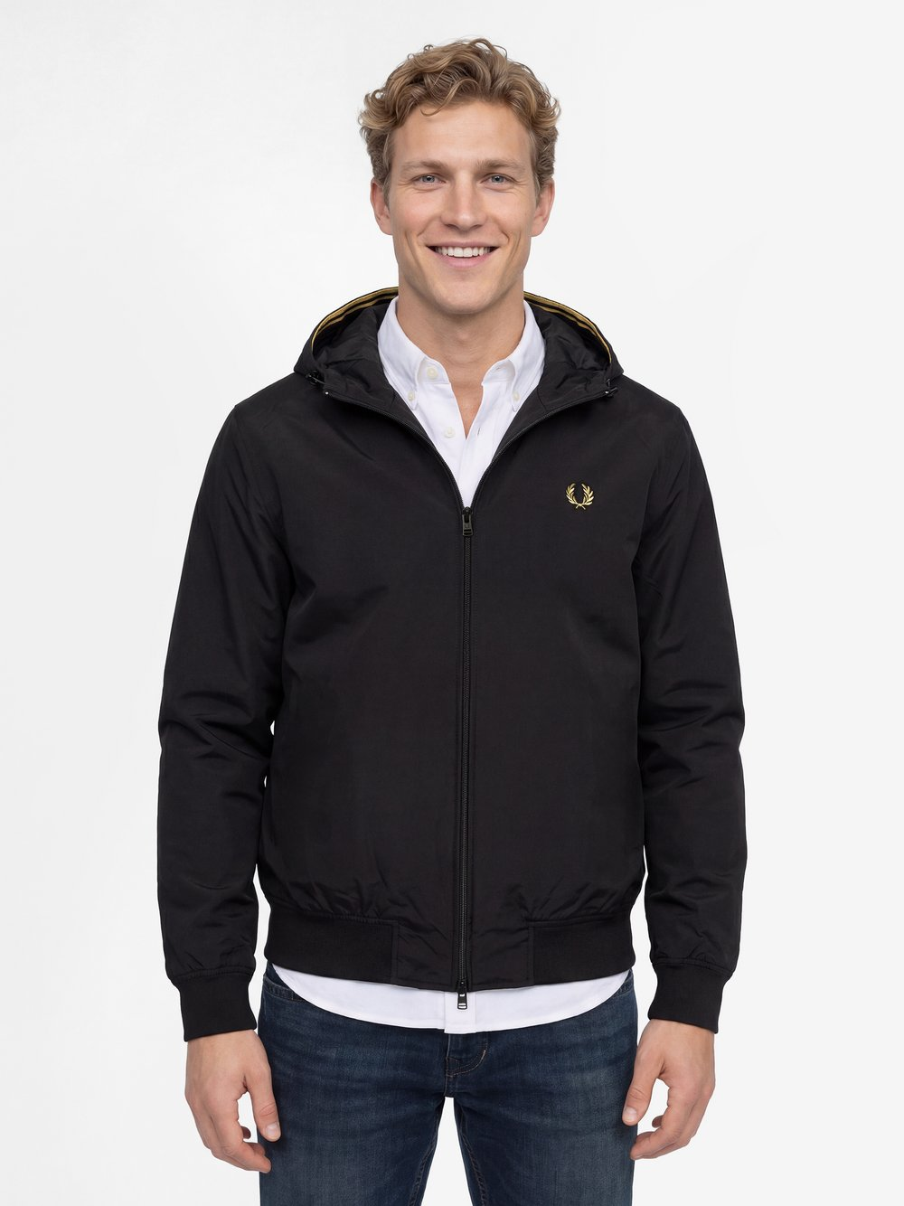 Fred Perry Bluza męska Mężczyźni czarny, XL