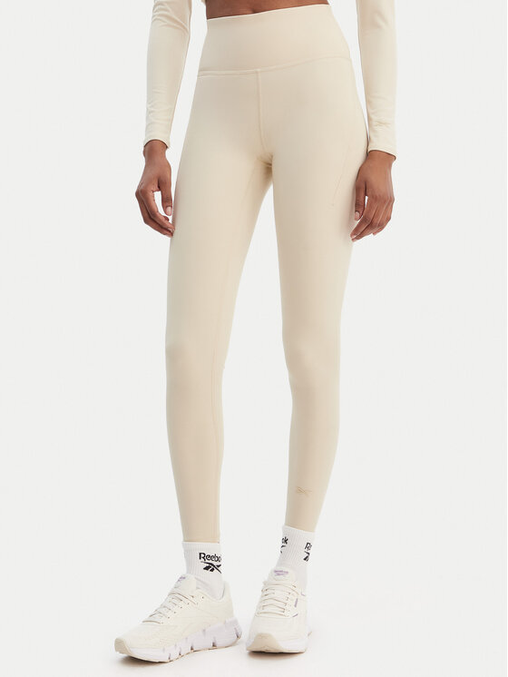 Reebok Legginsy Reebok x Ewa Chodakowska RK25619CCW Beżowy Slim Fit miniaturka