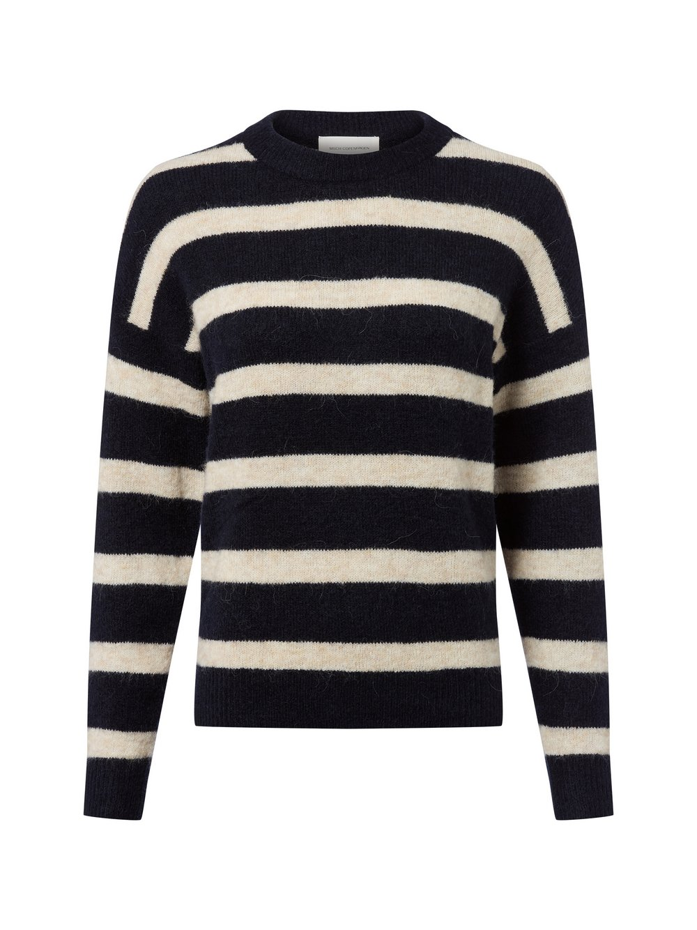 Msch Copenhagen Damski sweter z dzianiny z zawartością alpaki - MSCHFestina Hope Kobiety niebieski, M/L