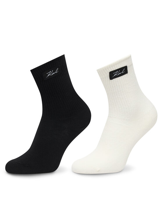 KARL LAGERFELD Skarpety długie B1W47036 Czarny