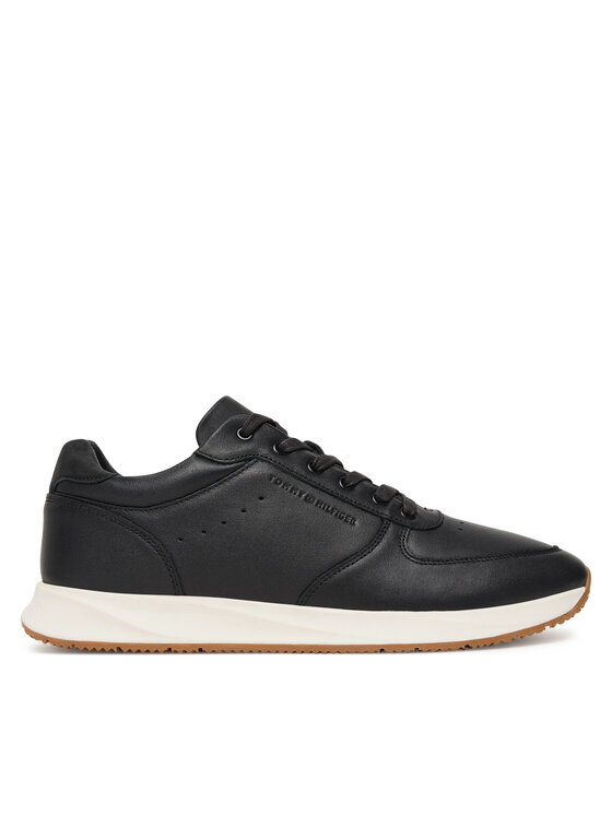 Tommy Hilfiger Sneakersy Premium Leather Hybrid FM0FM05700 Czarny