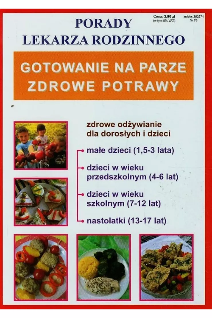 Gotowanie na parze. Zdrowe potrawy. Porady lekarza rodzinnego miniaturka