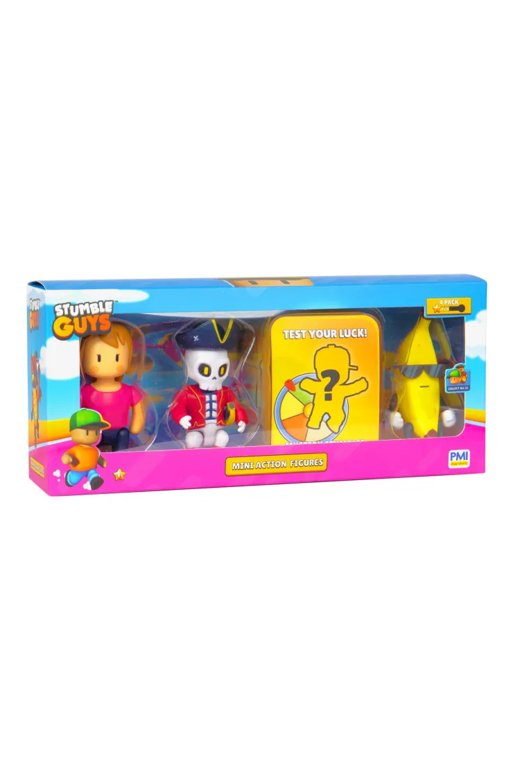 Stumble Guys Mini Action Figures  4 Pack B