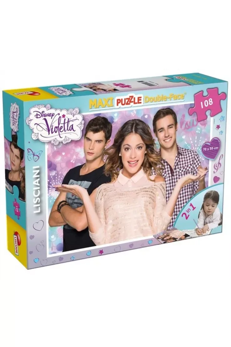Puzzle dwustronne maxi 108 el. Violetta