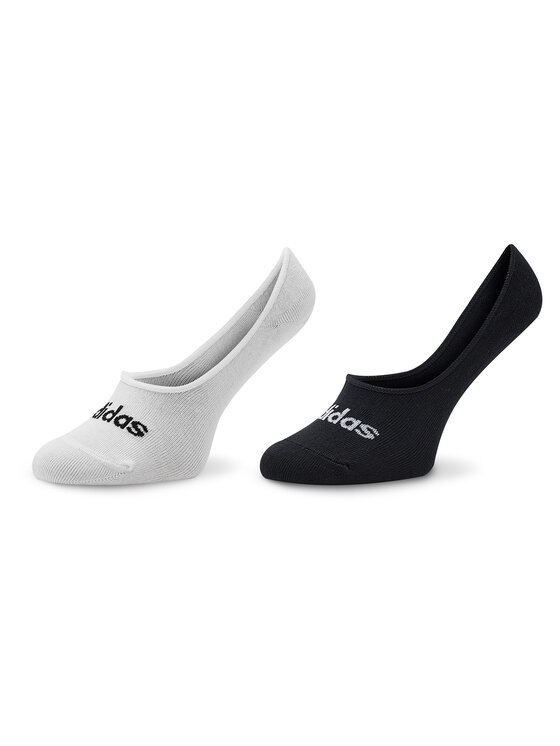 adidas Stopki Thin Linear Ballerina Socks 2 Pairs HT3448 Biały