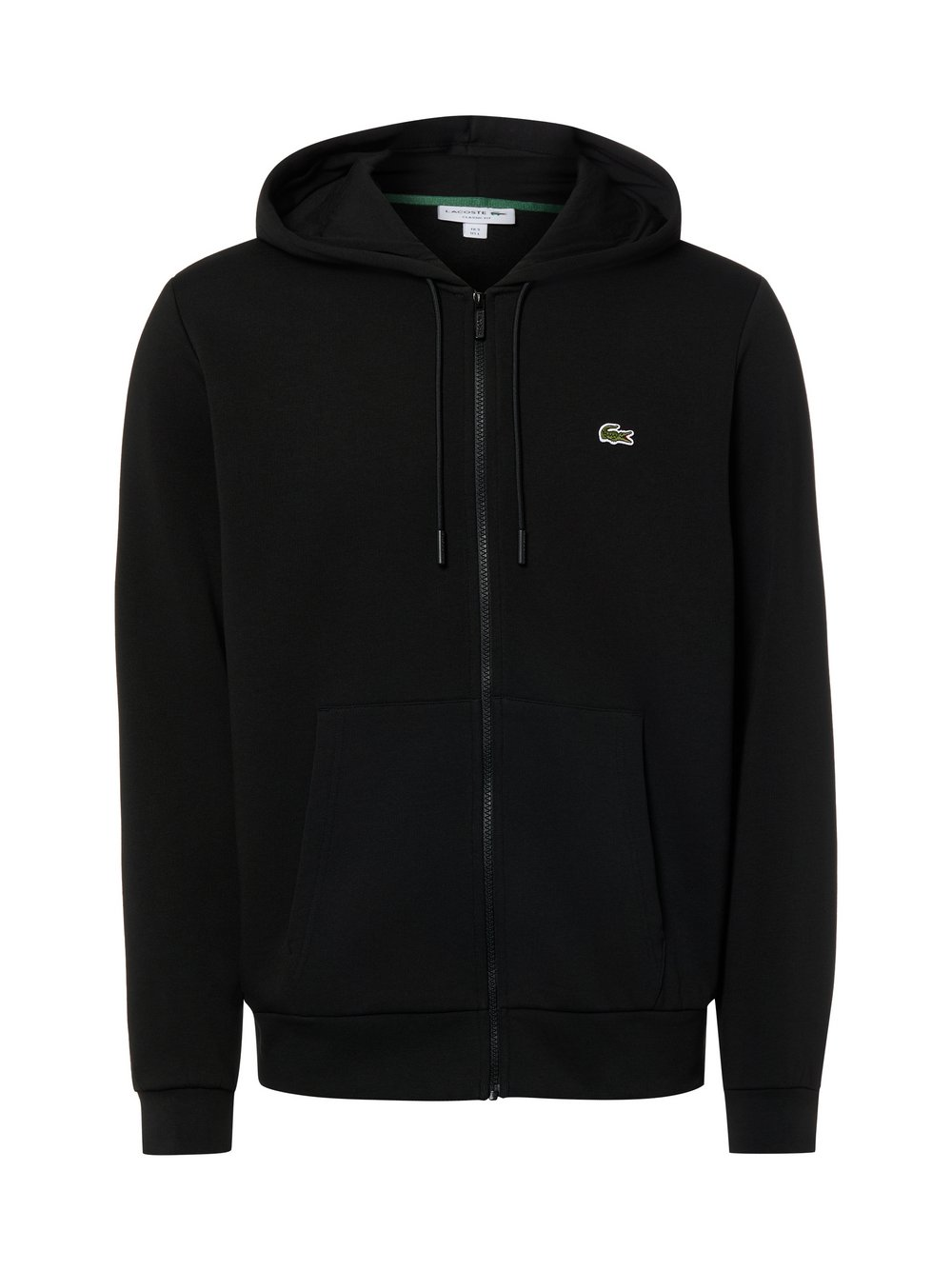 Lacoste Męska kurtka z kapturem Mężczyźni Bawełna czarny, 5