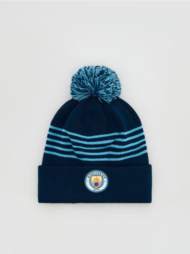 Reserved - Czapka Manchester City - granatowy