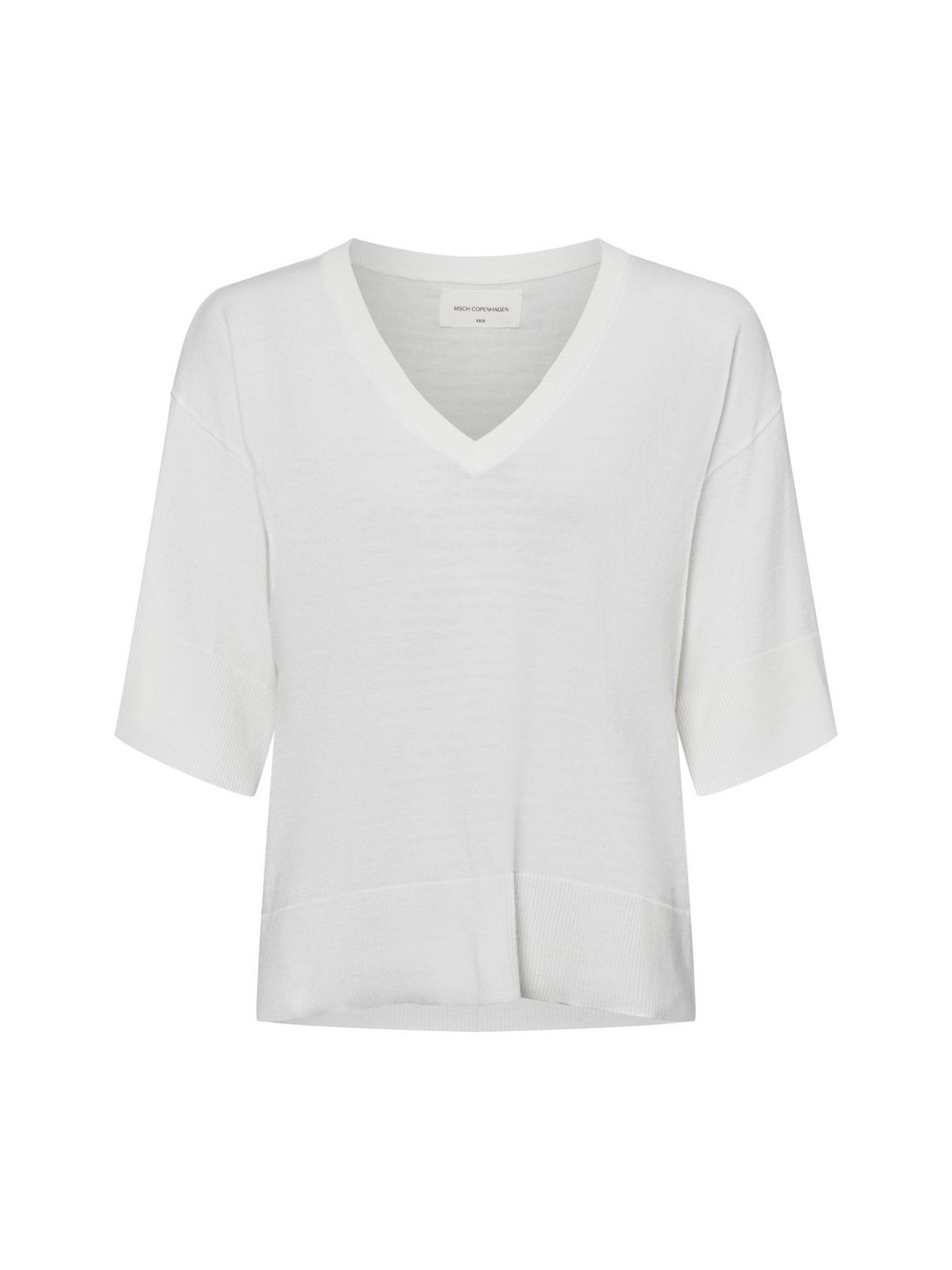 Msch Copenhagen Damski sweter z dzianiny - Rachelle Kobiety wiskoza biały, M/L
