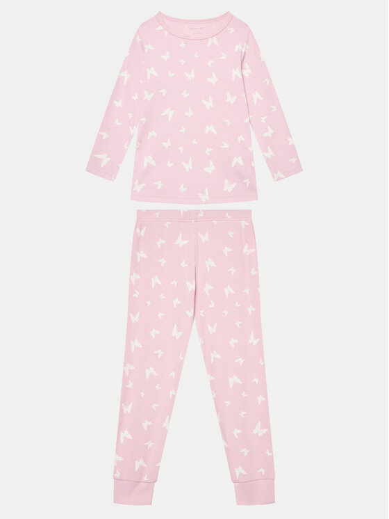 NAME IT Piżama 13232976 Różowy Regular Fit