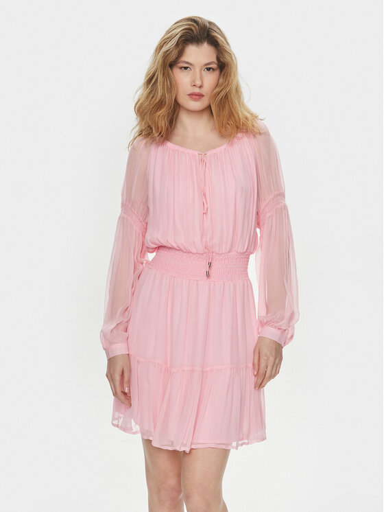 Liu Jo Sukienka codzienna MA4112 T3473 Różowy Regular Fit