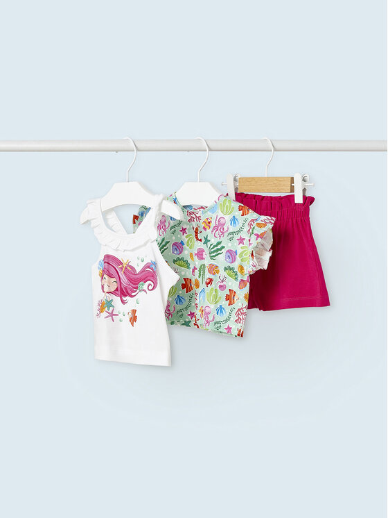 Mayoral Komplet dziecięcy 1278 Kolorowy Regular Fit