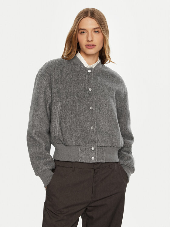 REPLAY Kurtka bomber W7860 .000.85010 Szary Regular Fit