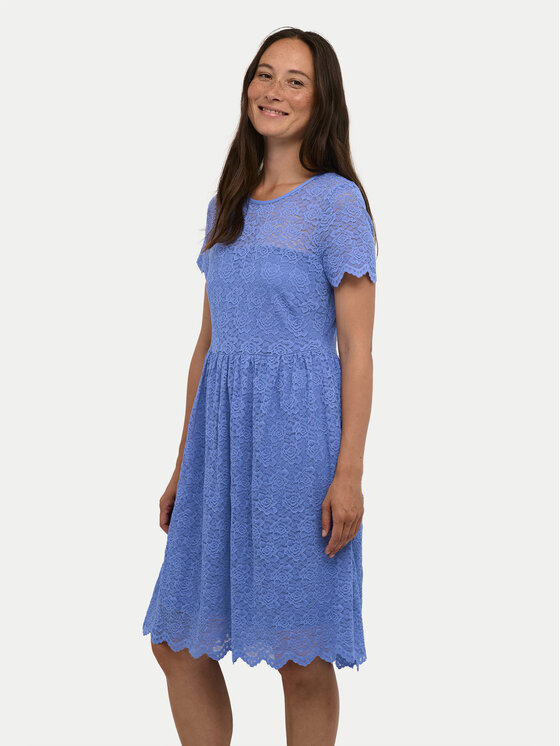 Kaffe Sukienka letnia Karen 10508535 Niebieski Regular Fit
