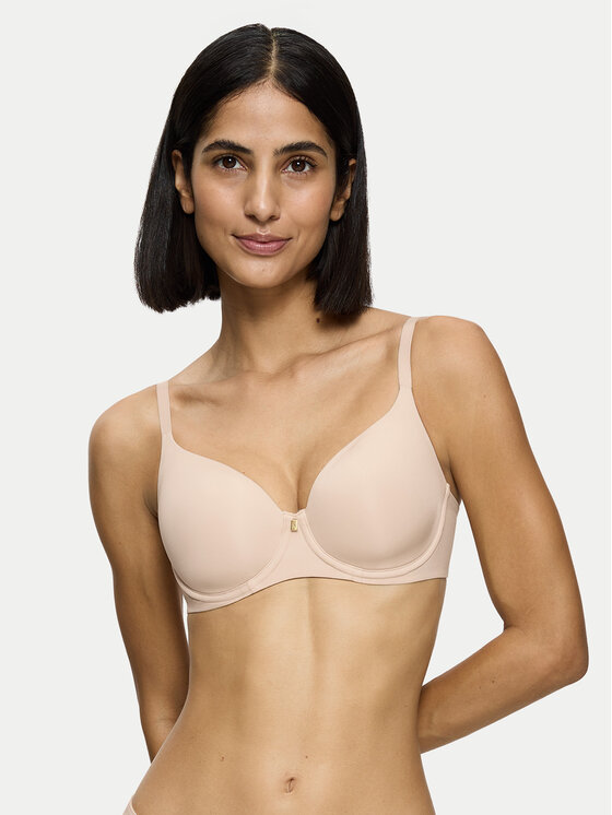 Triumph Biustonosz z fiszbiną Body Make-Up Essentials 10190664 Beżowy jasny