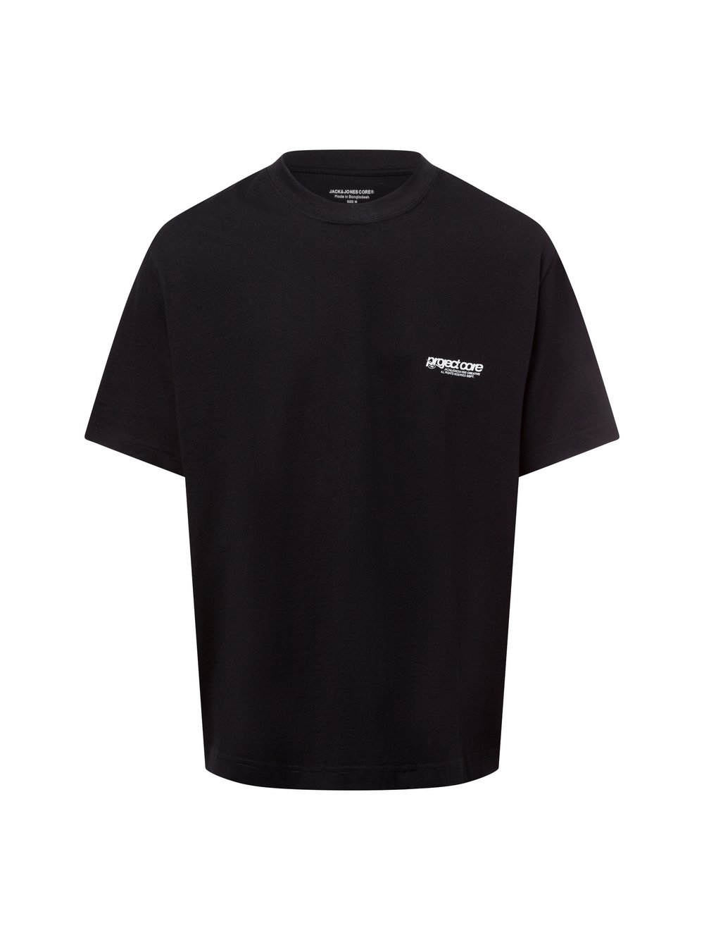 Jack & Jones Koszulka męska - JCOUnion Mężczyźni Bawełna czarny, M