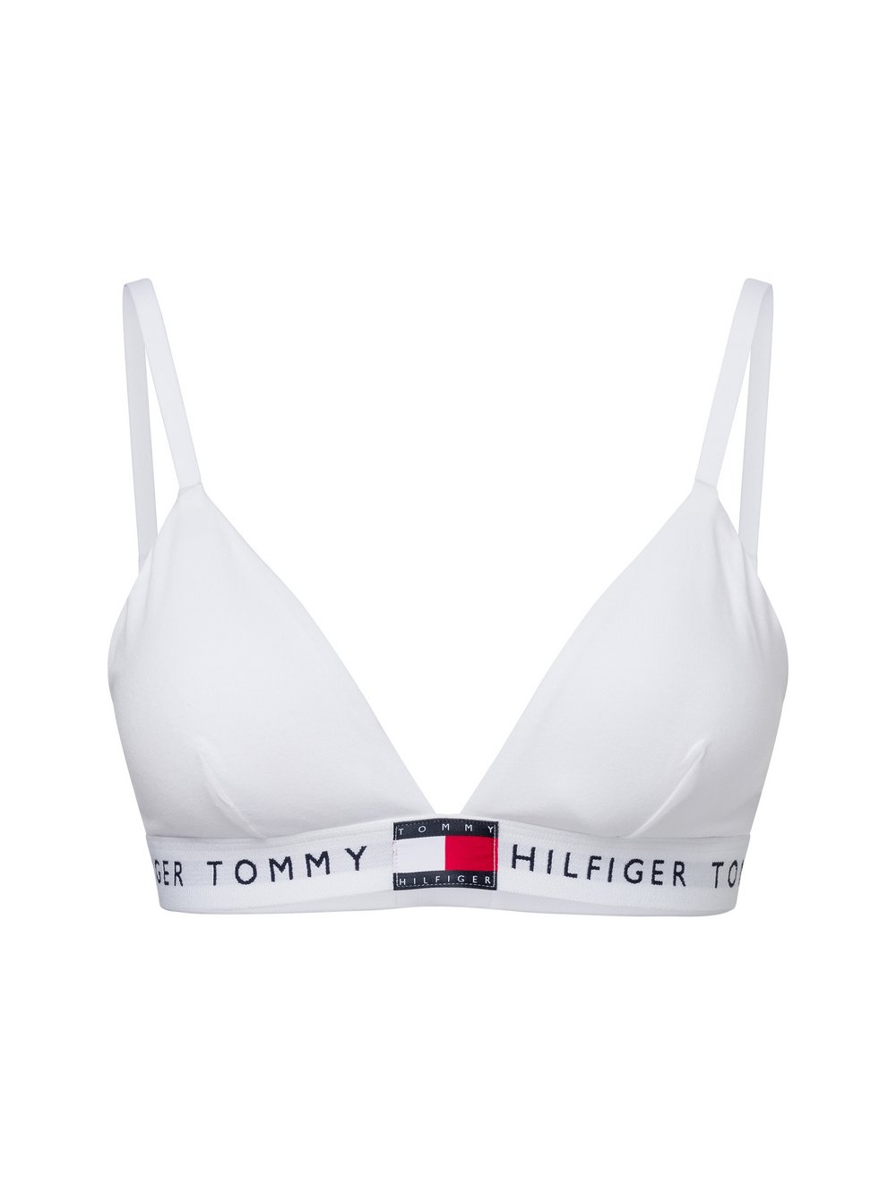 Tommy Hilfiger Biustonosz damski na fiszbinach - Triangle Kobiety Bawełna biały, XL