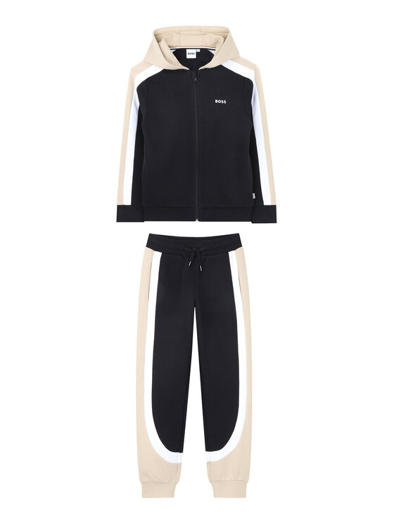 BOSS Dres J53004 D Czarny Regular Fit