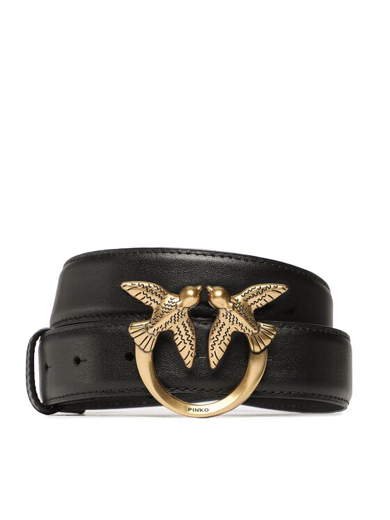 Pinko Pasek Damski Love Berry H3 Belt PE 23 PLT01 100125 A0F1 Czarny