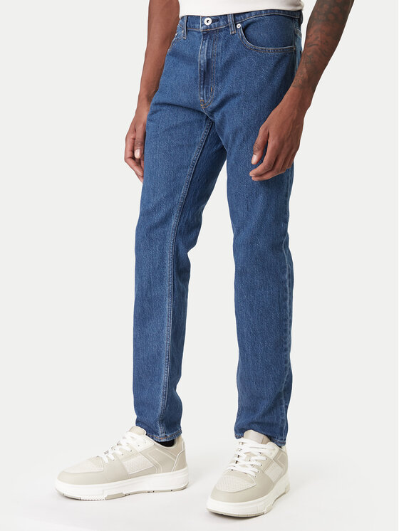 HUGO Jeansy Zane 50551886 Granatowy Skinny Fit