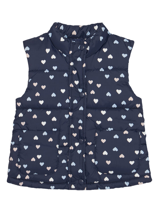 United Colors Of Benetton Kamizelka 2V3YGJ00O Granatowy Regular Fit