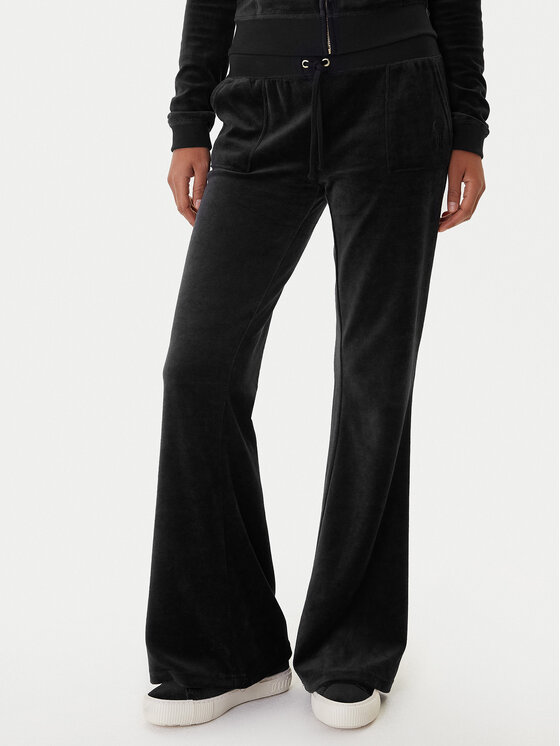 Juicy Couture Spodnie dresowe Caisa JCSEBJ008G Czarny Slim Fit
