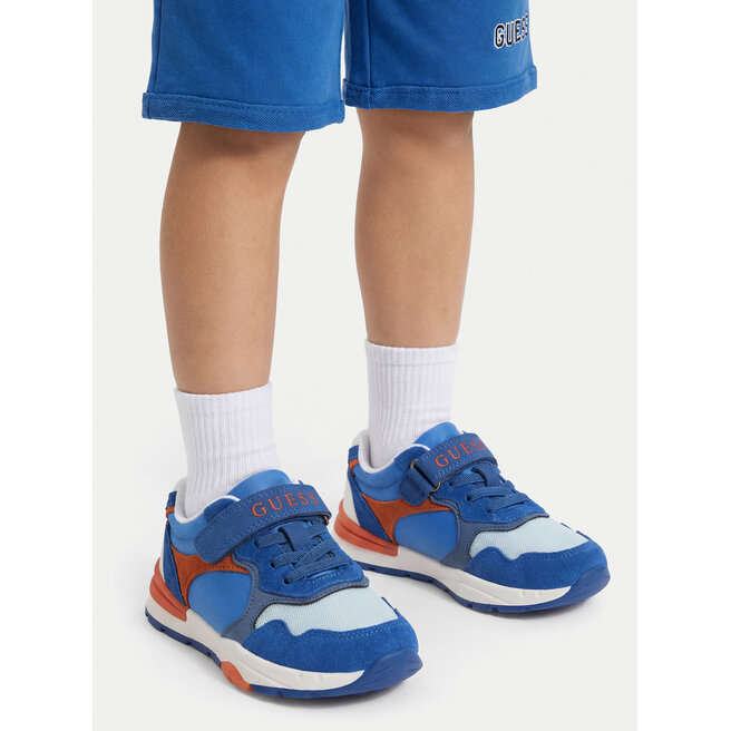 Guess Sneakersy CEO-AVO-G1-SS2026 Niebieski