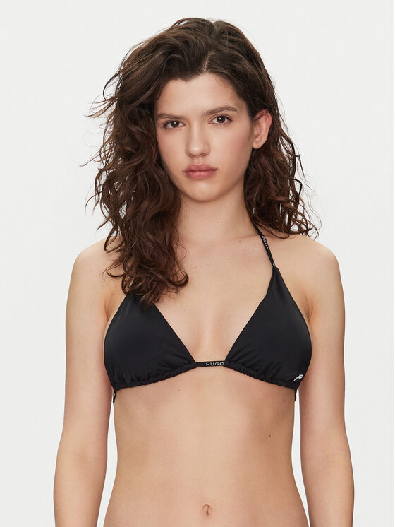 HUGO Góra od bikini Pure 50535772 Czarny