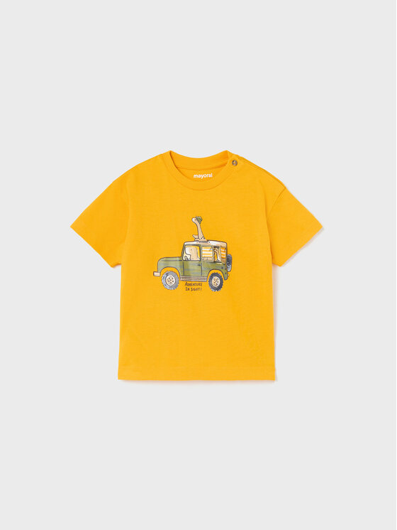 Mayoral T-Shirt 1029 Beżowy Regular Fit