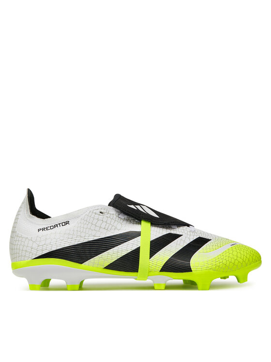 adidas Buty do piłki nożnej Predator League Fold-Over Tongue JI1111 Biały