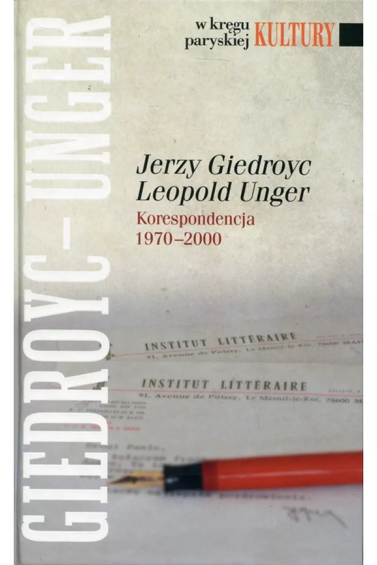 Jerzy Giedroyc - Leopold Unger. Korespondencja miniaturka