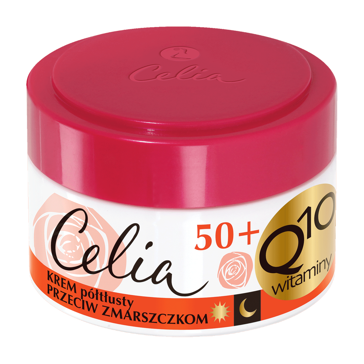 Celia Q10 krem przeciwzmarszczkowy półtłusty 50+ z retinolem na dzień i na noc 50 ml