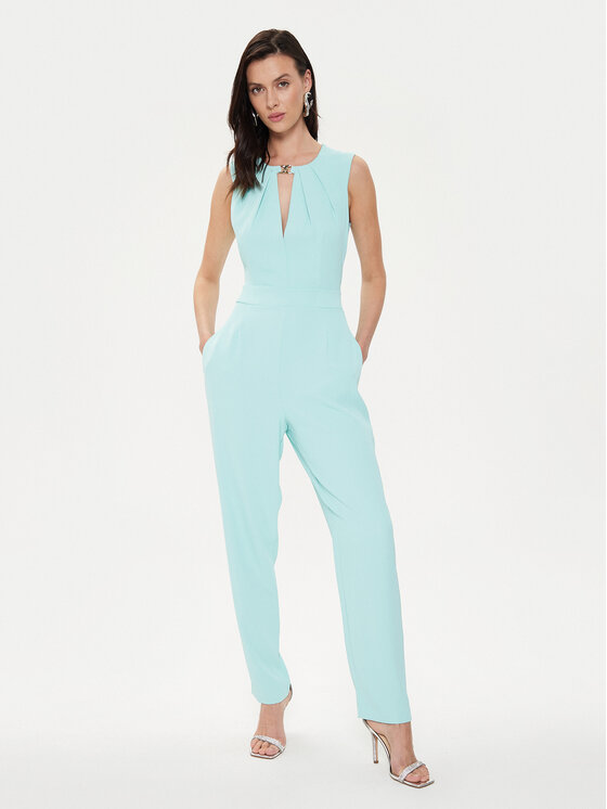 Rinascimento Kombinezon CFC0118335003 Błękitny Regular Fit