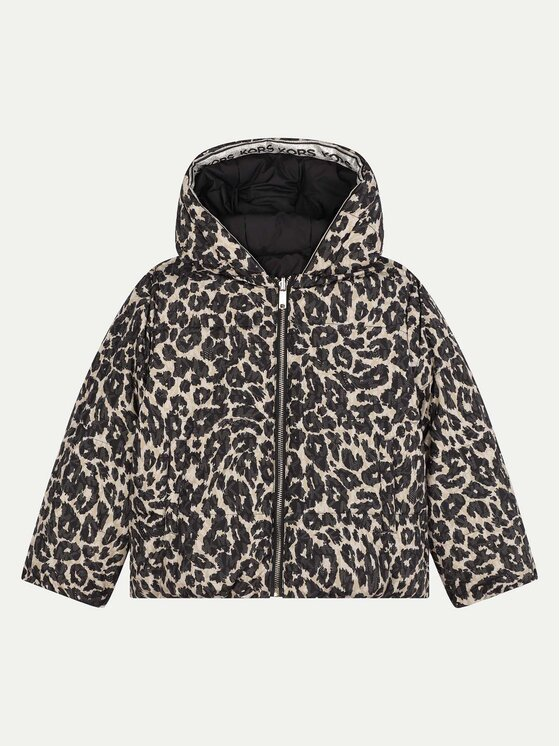 MICHAEL KORS KIDS Kurtka zimowa R30186 D Czarny Regular Fit