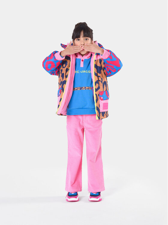 Marc Jacobs Spodnie materiałowe W14333 Różowy Flare Fit