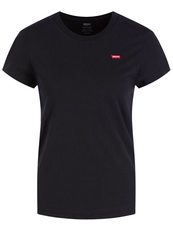 Levi's® T-Shirt Perfect Tee 39185-0008 Czarny Regular Fit