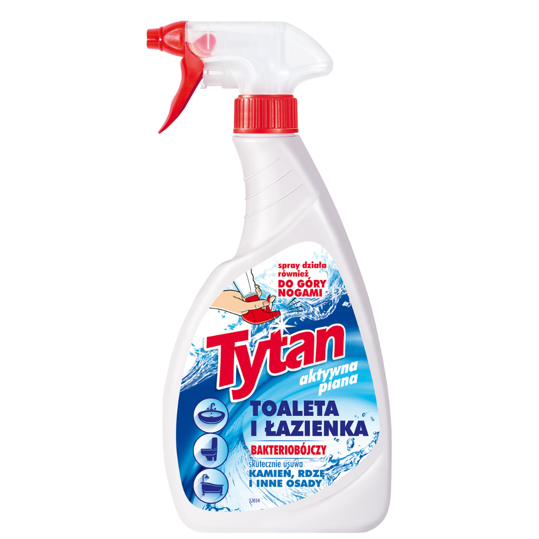 Tytan płyn do mycia toalety i łazienki spray Aktywna Piana 500 ml