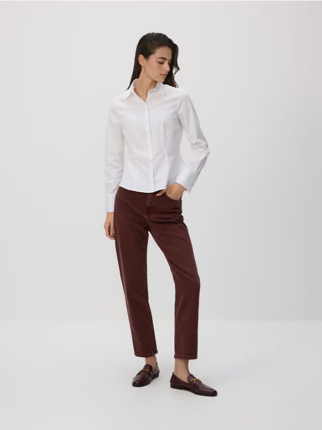 Reserved - Koszula slim fit - biały