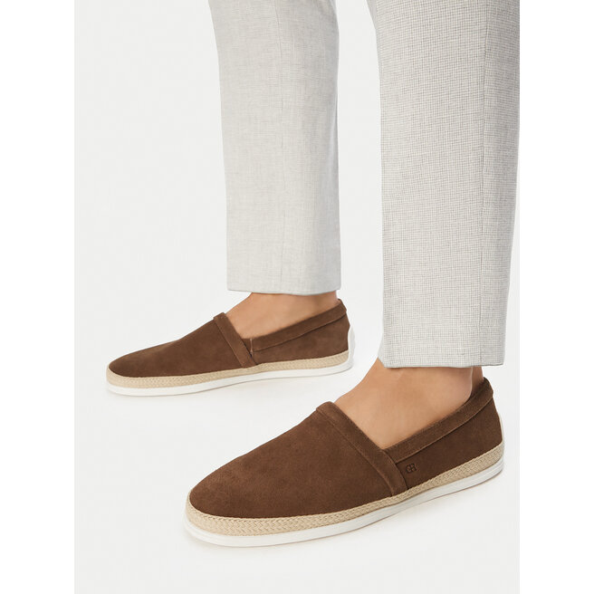 GINO ROSSI Espadryle EO-TOMO-01 126AM Brązowy