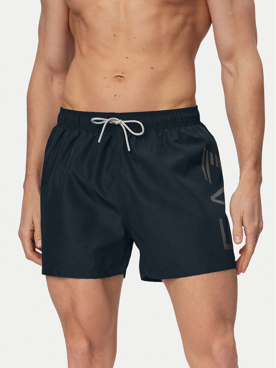 EA7 Emporio Armani Szorty kąpielowe 7M002001 AF14497 MC026 Czarny Regular Fit