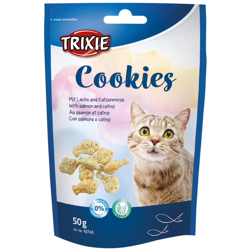 Trixie Cookies z łososiem i kocimiętką - 50 g